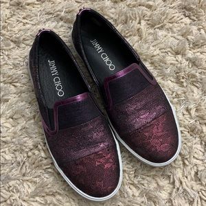 Jimmy Choo slip on sneakers